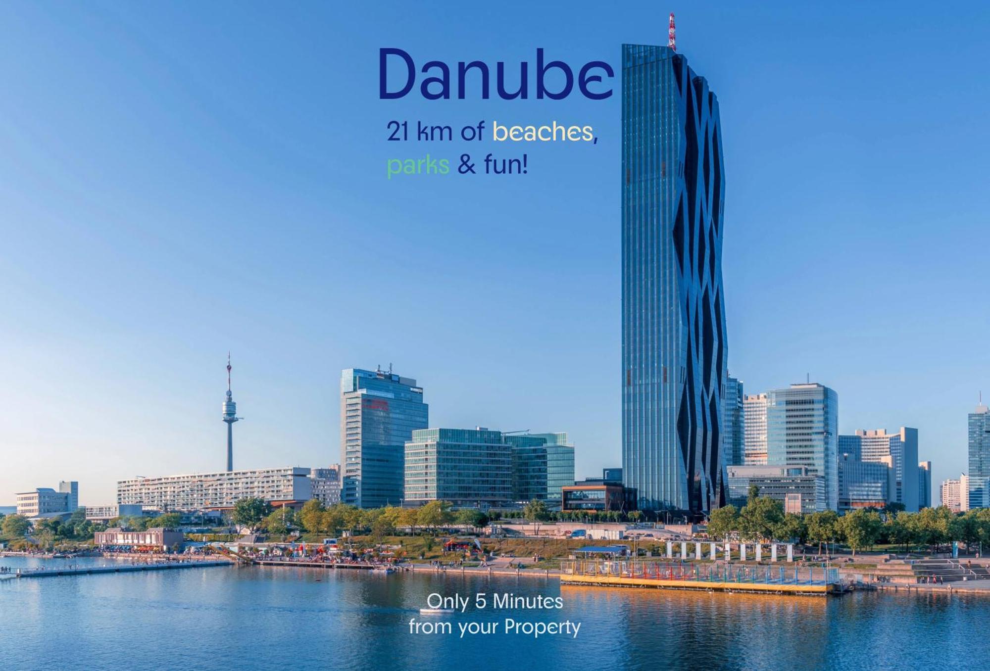 Joyful 2Br Shared Apt Near Millenium Tower & Danube River Виена Екстериор снимка